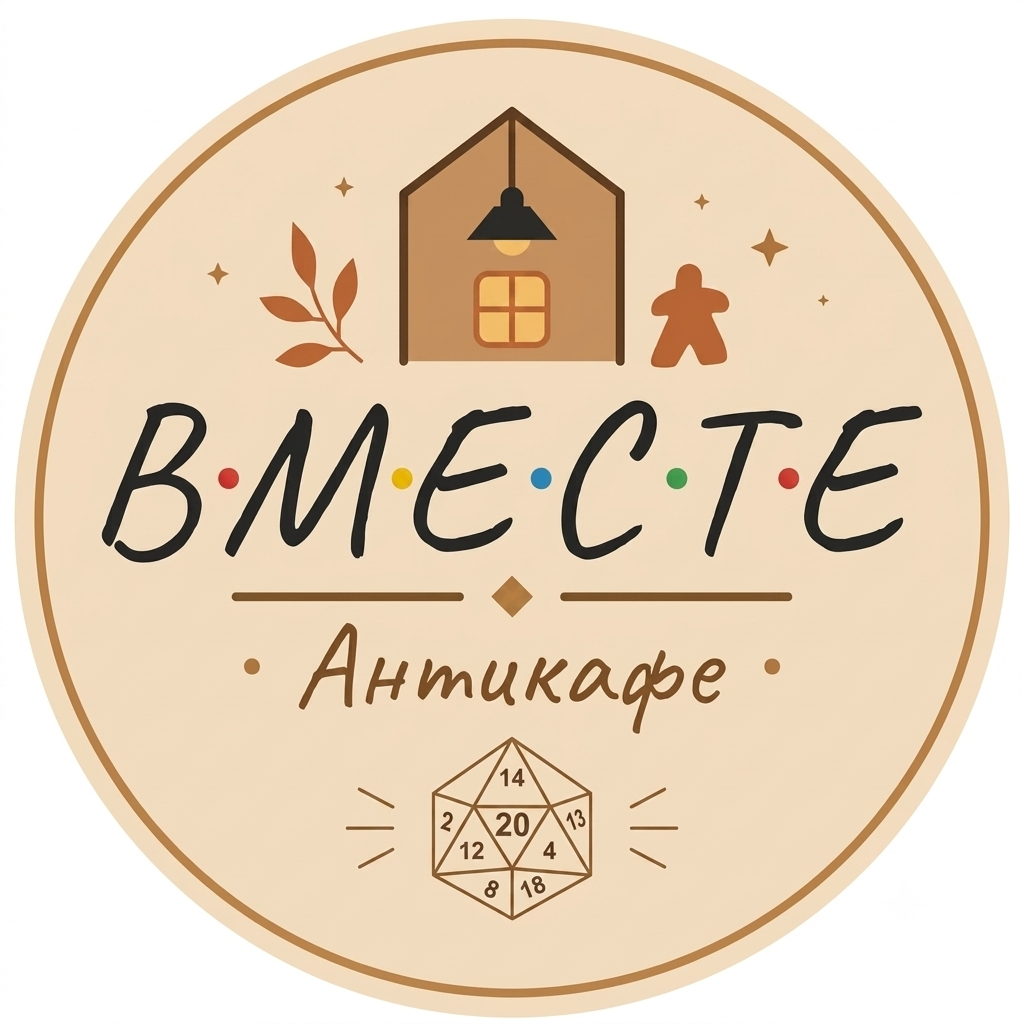 Логотип антикафе Вместе